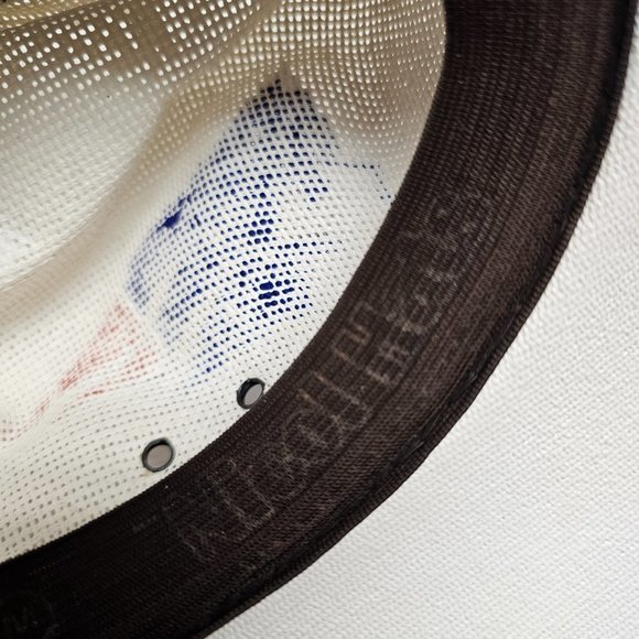 New England PATRIOTS Hard Straw Hat Fan Nicol Hats Football Team Boston Logo M - Picture 11 of 16